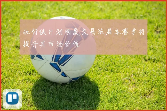 独行侠计划明夏交易浓眉本赛季将提升其市场价值