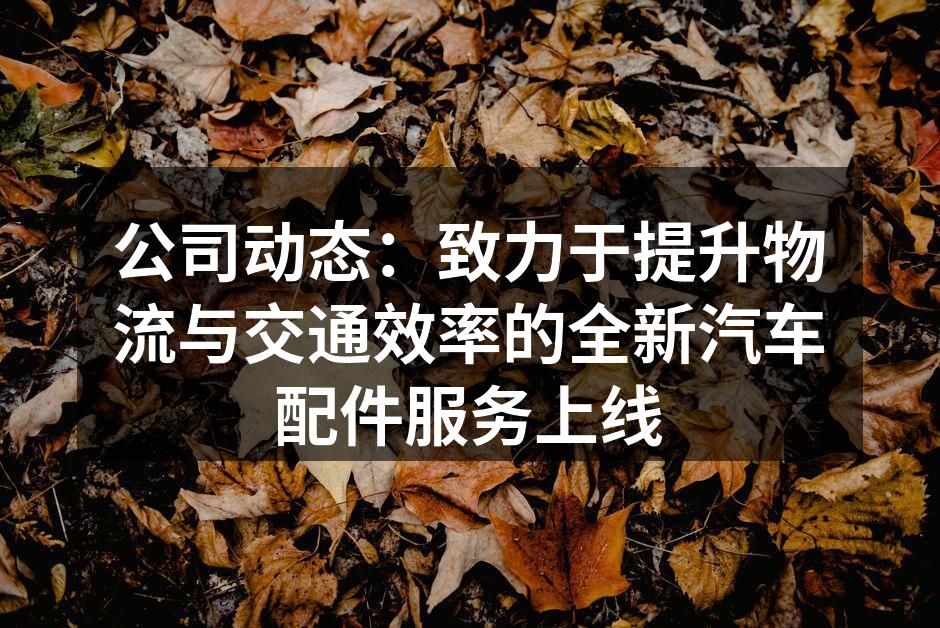 全新汽车配件服务启动仪式